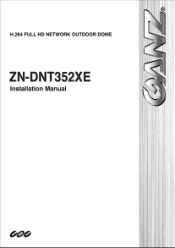 Ganz Security ZN-DNT352XE Manual