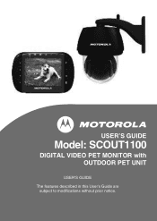 Motorola SCOUT1100 User Guide