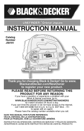 Black & Decker JS670V Type 1 Manual - JS670V