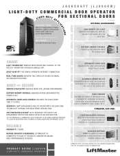 LiftMaster LJ8900W LJ8900W Product Guide