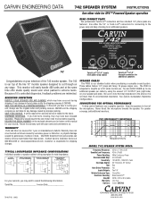 Carvin 742P Instruction Manual
