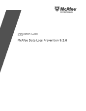 McAfee DTP-365C-DDSA Installation Guide