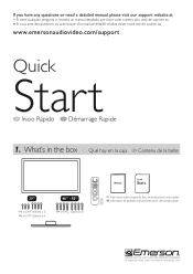 Emerson LF501EM4 Quick Start Guide