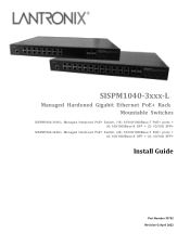 Lantronix SISPM1040-3166-L Installation Guide Rev G