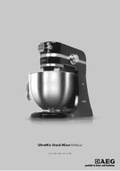 AEG KM4400 UltraMix 1000w Kitchen Machine Tungsten Metallic KM4400 Product Manual