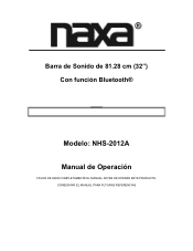 Naxa NHS-2012A Spanish Manual