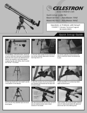 Celestron AstroMaster 90AZ Telescope Quick Setup Guide for AstroMaster 70AZ & 90AZ