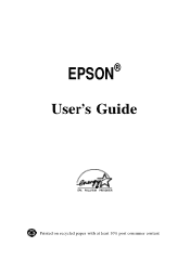 Epson ActionTower 8600 User Manual