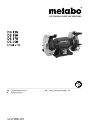 Metabo DS 150 Operating Instructions