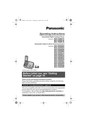 Panasonic KX-TG651 Operating Instructions