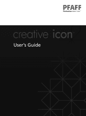 Pfaff creative icon User Guide