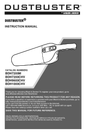 Black & Decker BDH9600CHV Instruction Manual