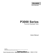 Fluke P3015-BAR Product Manual