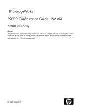 HP StorageWorks P9000 HP StorageWorks P9000 Configuration Guide: IBM AIX (AV400-96094, September 2010)