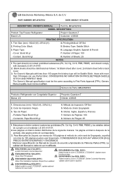 LG LTCS20030S Owners Manual