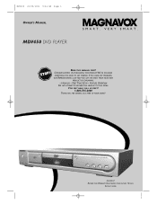 Magnavox MDV450SL User manual,  English (US)