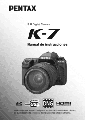 Pentax K-7 K-7 Manual (Spanish)