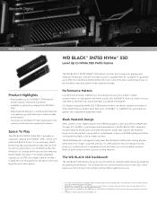 Western Digital WD_BLACK SN750 NVMe SSD Product Brief
