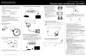 Insignia NS-STR514 Quick Setup Guide (Français)