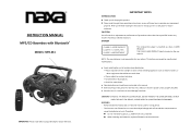 Naxa NPB-261 NPB-261 manual - English
