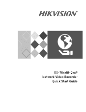 Hikvision DS-7608NI-Q2/8P Quick Start Guide