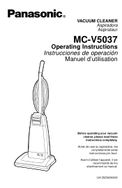 Panasonic MCV5037 MCV5037 User Guide