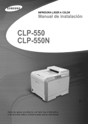 Samsung CLP-550N User Manual (SPANISH)