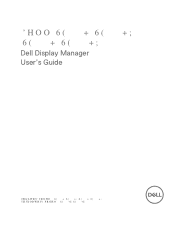 Dell SE2419HR Monitor Display Manager Users Guide