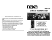 Naxa NCD-650 NCD-650 Spanish Manual