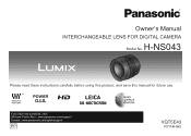 Panasonic H-NS043 H-NS043 Owner's Manual