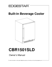 EdgeStar CBR1501SLD Owner's Manual