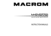 Macrom M-DVD7701 User Manual (English)