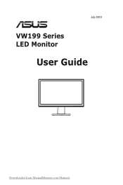 Asus VW199DR User Guide