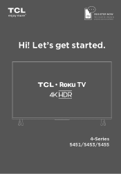 TCL 55S455 4-Series Quick Start Guide