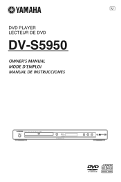 Yamaha S5950 MCXSP10 Manual
