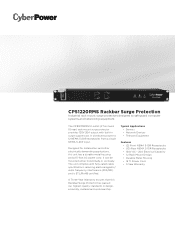 CyberPower CPS1220RMS Datasheet