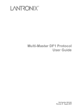 Lantronix XPress-DR UDS1100-IAP - Multi-Master DF1 Protocol User Guide