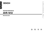 Denon AVR-1612 Owners Manual - Spanish