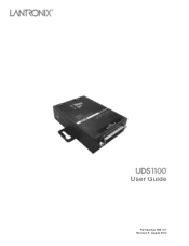 Lantronix UDS1100 UDS1100 - User Guide