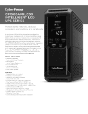 CyberPower CP1500AVRLCD3 Datasheet