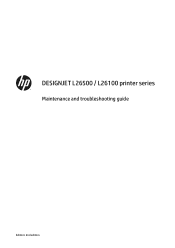 HP Latex 260 Maintenance and troubleshooting guide