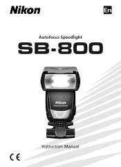 Nikon SB 800 Instruction Manual