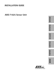 Axis Communications F1025 F1025 Sensor Unit - Installation Guide