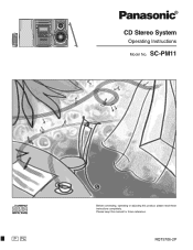 Panasonic SCPM11 Cd Stereo System