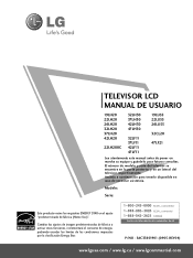 LG 42LH20 Owner's Manual (Español)