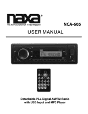Naxa NCA-605 NCA-605 English Manual