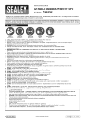 Sealey GSA674K Instruction Manual