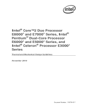 Intel BX80571E5200 Mechanical Design Guidelines