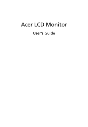 Acer VG252QLV User Manual