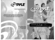 Pyle PT330U Owners Manual